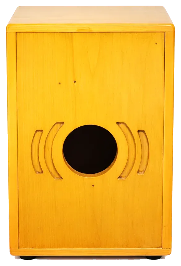 Detail of MusicOn cajon craftsmanship